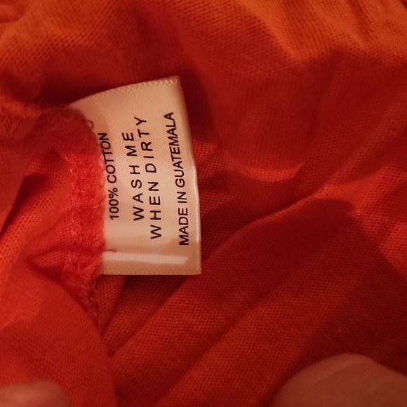 Girl dangerous orange womens tshirt love grows strong front sign size xs - Picture 8 of 11